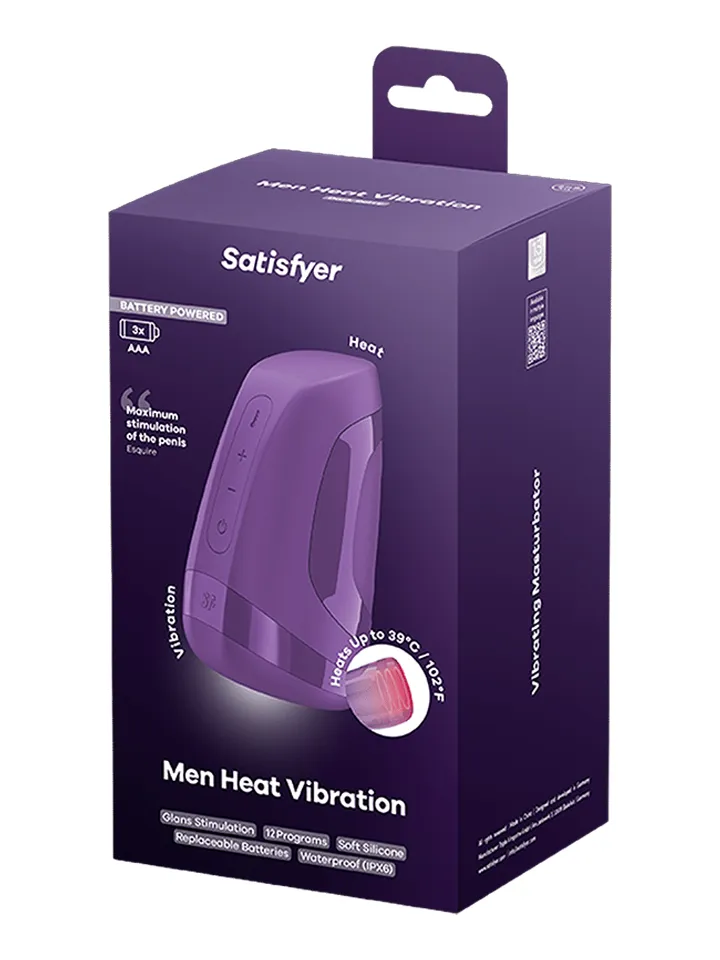Satisfyer Men Heat Vibration Battery Powered - Vibrations-Masturbator 5 [full]