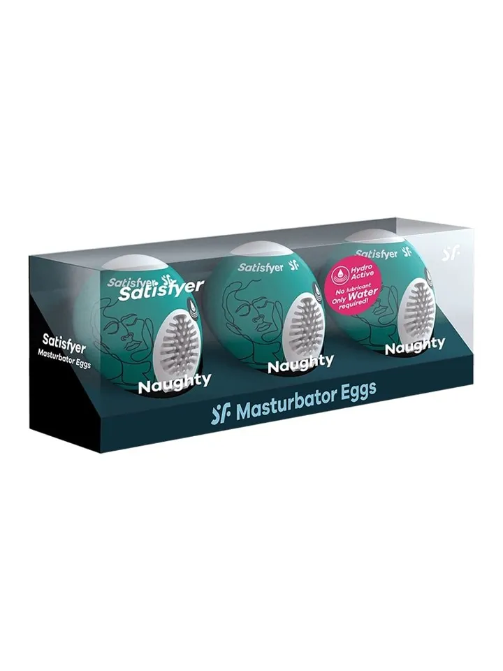 Satisfyer Naughty Masturbator Egg 3er-Pack - Eier laufen lassen 4 [full]