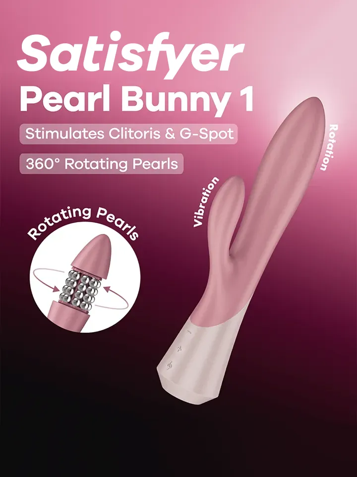 Satisfyer Pearl Bunny 1 Rabbit Vibrator With Pearls - Rabbit-Vibrator 1 [full]