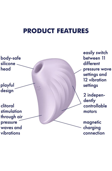 Satisfyer Pearl Diver Violet - Luftdruck-Vibrator 2