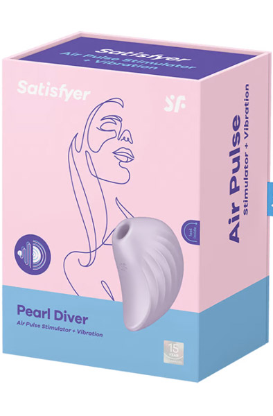 Satisfyer Pearl Diver Violet - Luftdruck-Vibrator 4