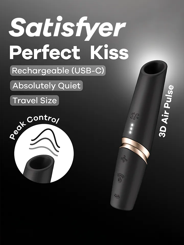 Satisfyer Perfect Kiss Air Pulse Vibrator - Luftdruck-Vibrator 1 [full]