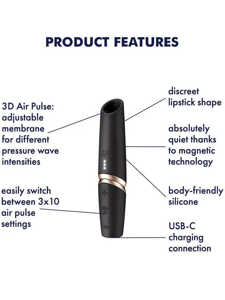 Satisfyer Perfect Kiss Air Pulse Vibrator - Luftdruck-Vibrator 2