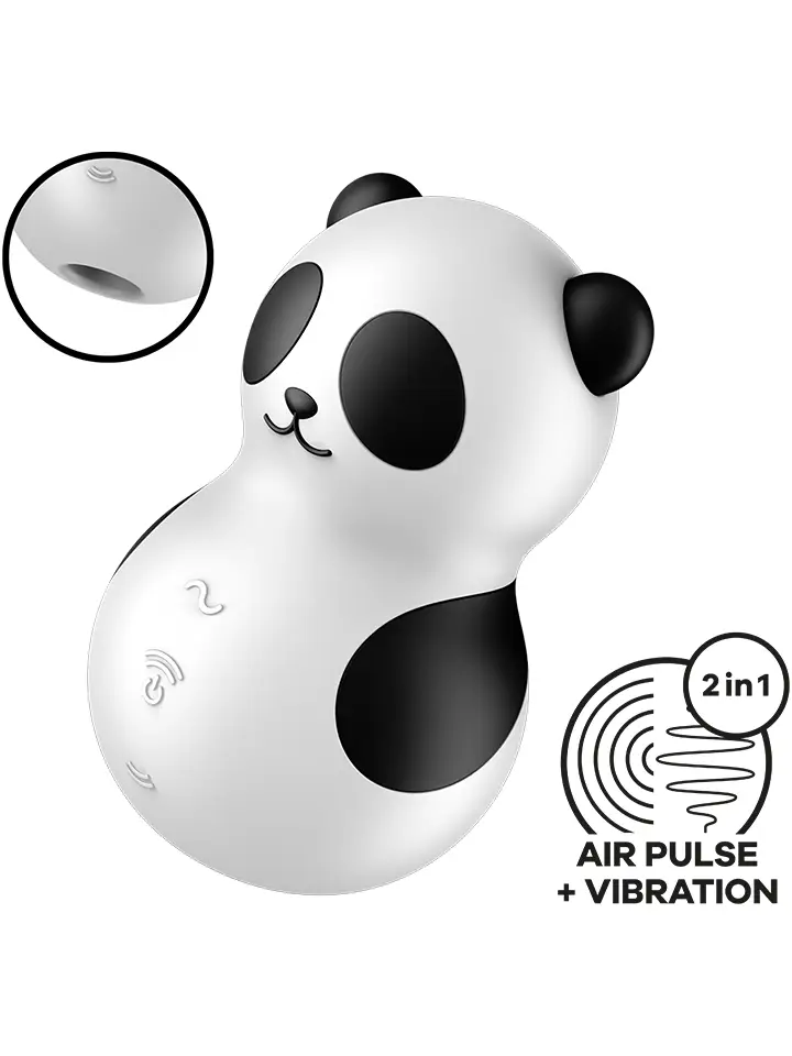 Satisfyer Pocket Panda Air Pulse Vibrator - Luftdruck-Vibrator 3