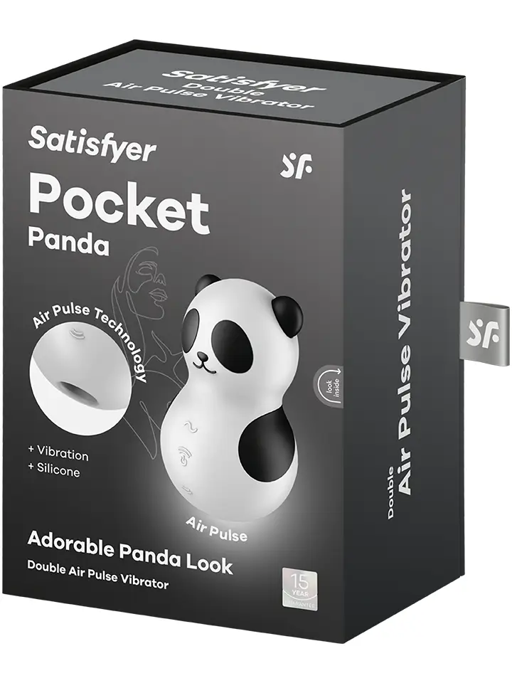 Satisfyer Pocket Panda Air Pulse Vibrator - Luftdruck-Vibrator 5