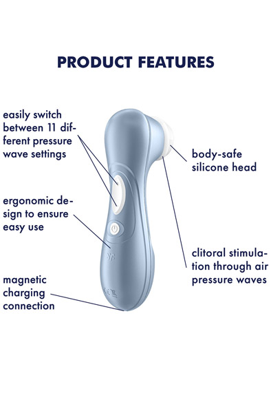 Satisfyer Pro 2 Blau - Luftdruck-Vibrator 2