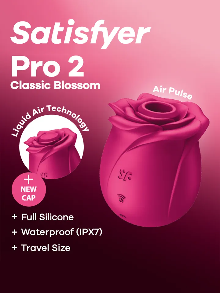 Satisfyer Pro 2 Classic Blossom - Luftdruck-Vibrator 1 [full]