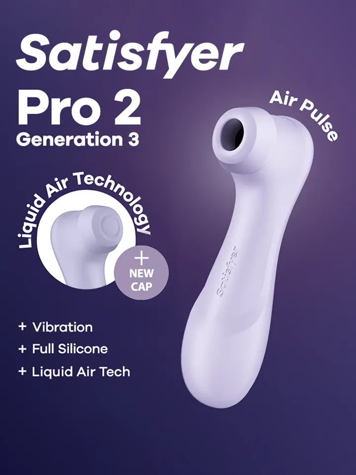 Satisfyer Pro 2 Generation 3 mit Liquid Air Lila - Luftdruck-Vibrator 1 [full]