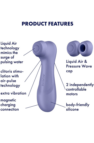 Satisfyer Pro 2 Generation 3 mit Liquid Air Lila - Luftdruck-Vibrator 2