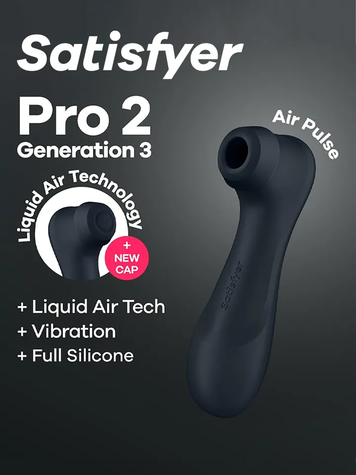 Satisfyer Pro 2 Generation 3 mit Liquid Air Schwarz - Luftdruck-Vibrator 1 [full]