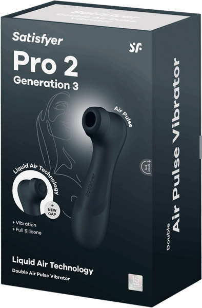 Satisfyer Pro 2 Generation 3 mit Liquid Air Schwarz - Luftdruck-Vibrator 7