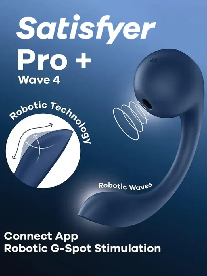 Satisfyer Pro+ Wave 4 Connect App - Luftdruck-Vibrator 1 [full]
