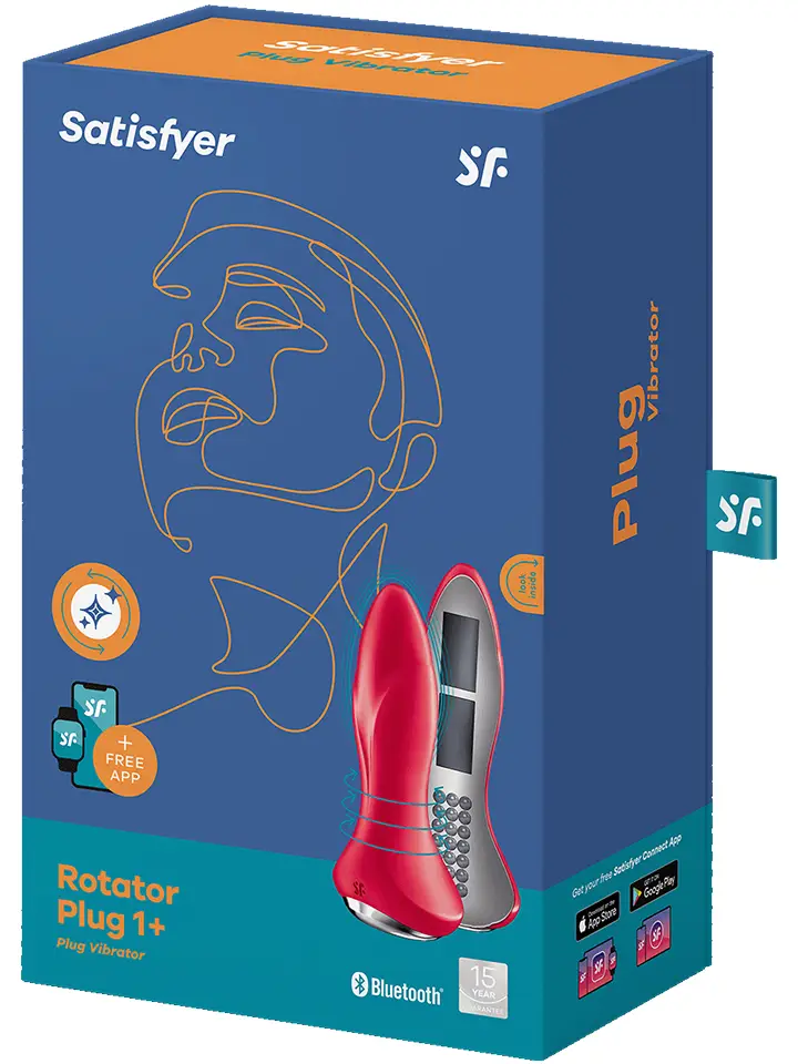 Satisfyer Rotator Plug 1+ Anal Vibrator Red - Vibrierender Analplug 5