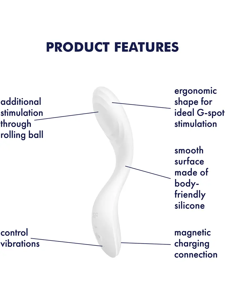 Satisfyer Rrrolling Pleasure G-Spot Vibrator White - G-Punkt-Vibrator 2