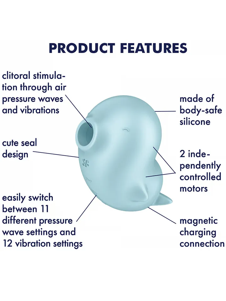 Satisfyer Sassy Seal Air Pulse Vibrator - Luftdruck-Vibrator 2