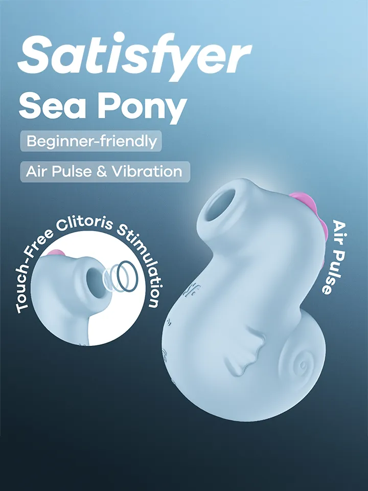 Satisfyer Sea Pony Air Pulse Vibrator - Luftdruck-Vibrator 1 [full]