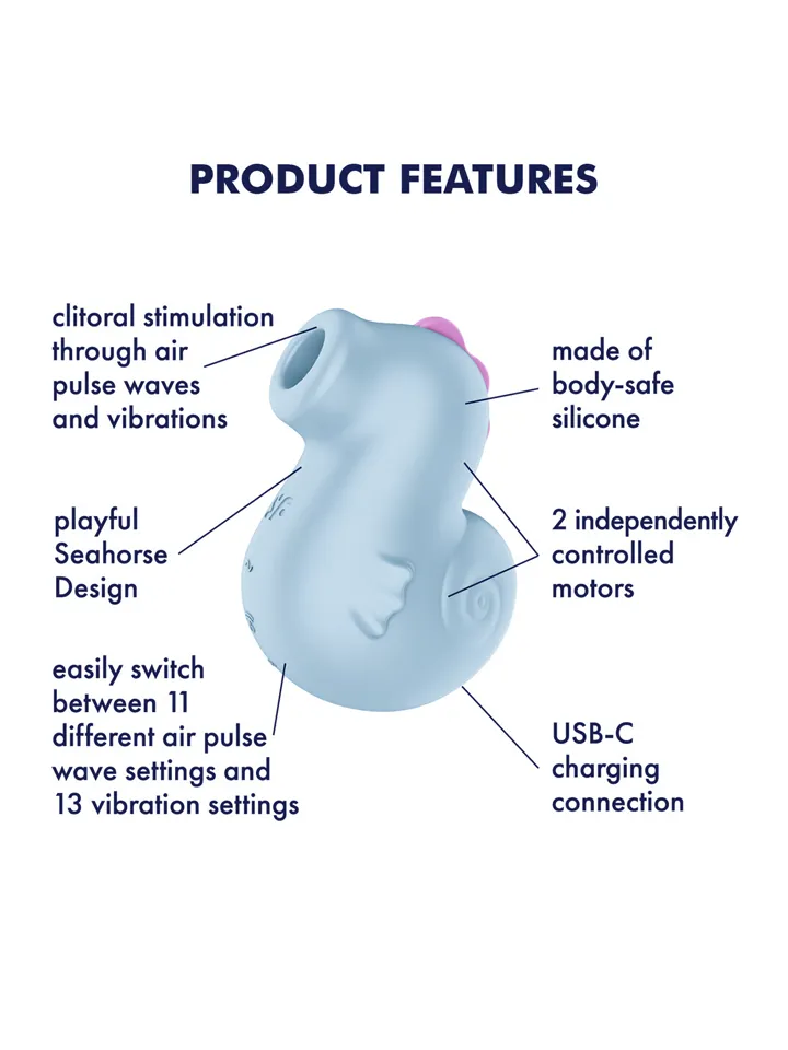 Satisfyer Sea Pony Air Pulse Vibrator - Luftdruck-Vibrator 2 [full]
