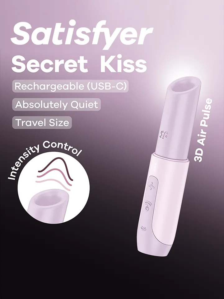 Satisfyer Secret Kiss Air Pulse Vibrator - Luftdruck-Vibrator 1 [full]