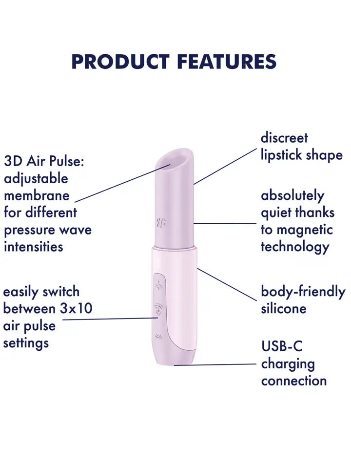 Satisfyer Secret Kiss Air Pulse Vibrator - Luftdruck-Vibrator 2