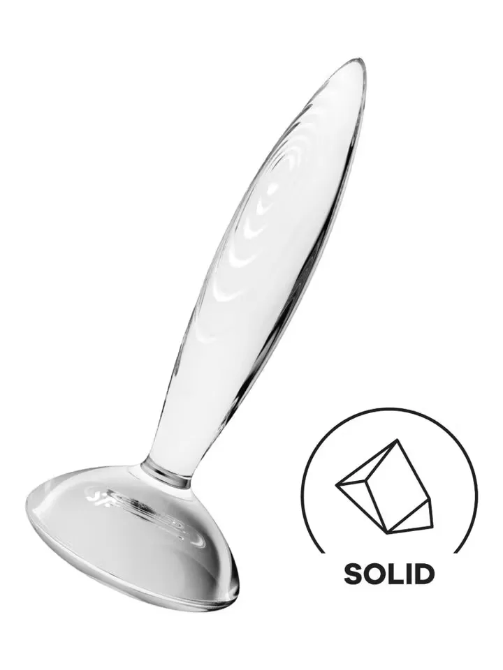 Satisfyer Sparkling Crystal Glass Anal Plug - Analplug aus Glas 1 [full]