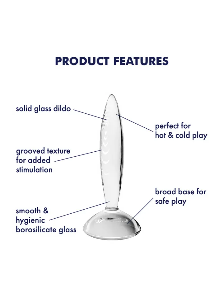 Satisfyer Sparkling Crystal Glass Anal Plug - Analplug aus Glas 2 [full]