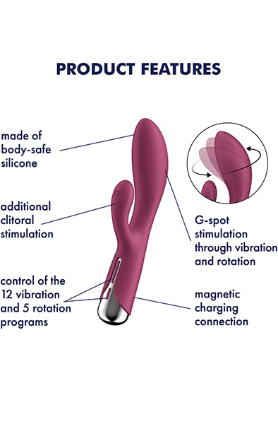 Satisfyer Spinning Rabbit 1 Red - Rabbit-Vibrator 2