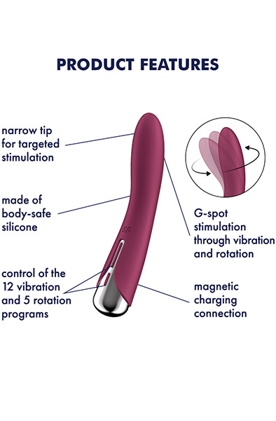 Satisfyer Spinning Vibe 1 Red - Vibrator 2