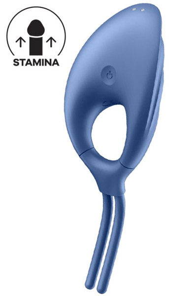 Satisfyer Swordsman – Vibrierender Penisring Blau - Vibrierender Penisring 1
