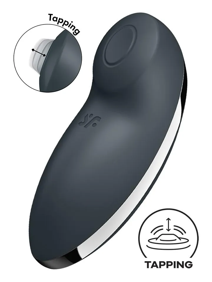 Satisfyer Tap & Climax 2 Grey - Klitoris-Vibrator 1 [full]