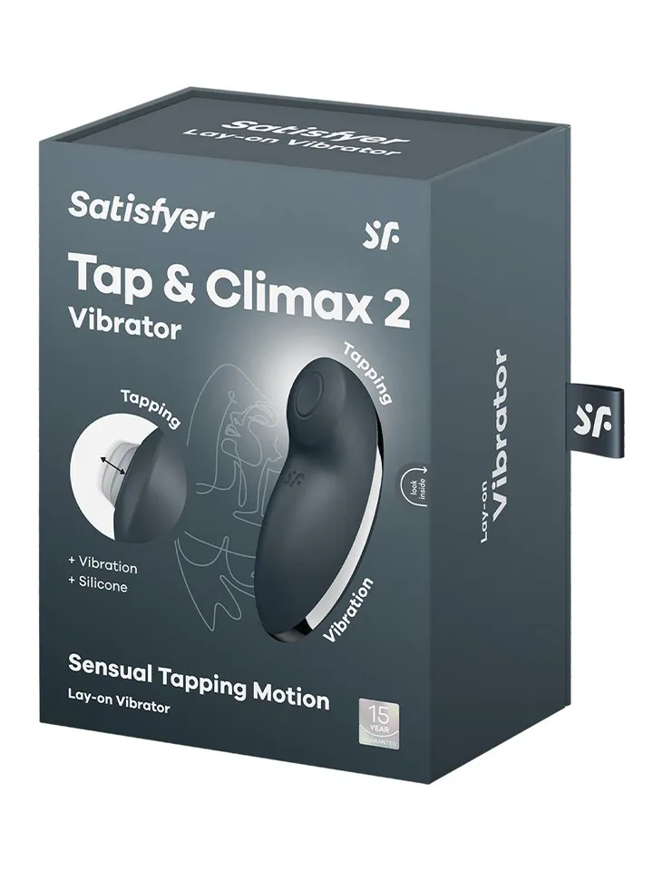 Satisfyer Tap & Climax 2 Grey - Klitoris-Vibrator 4 [full]