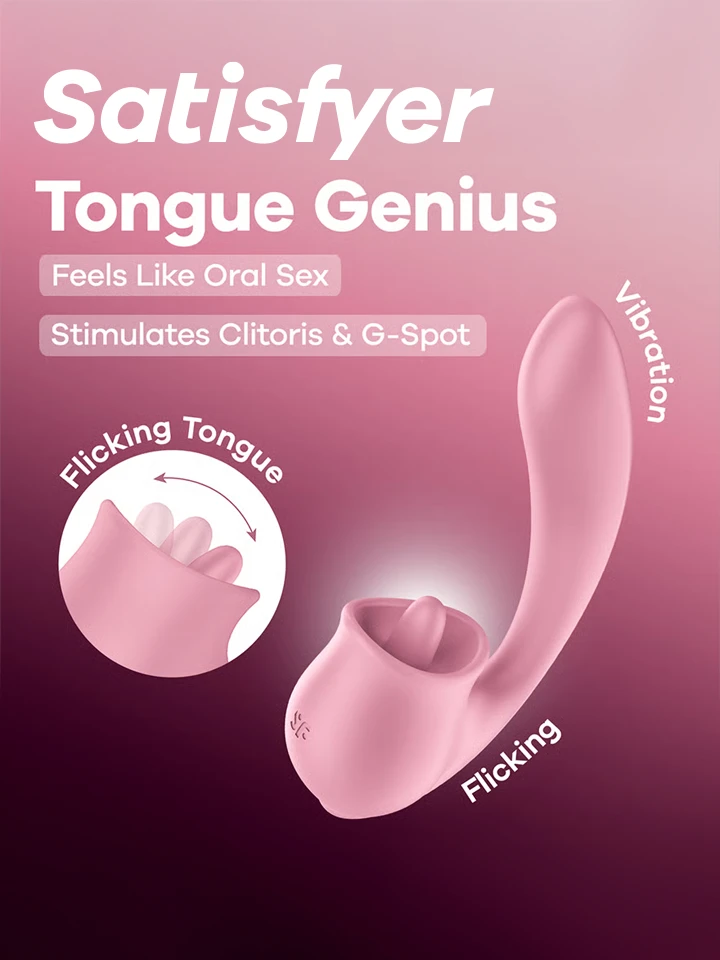 Satisfyer Tongue Genius Clitoral & G-Spot Stimulator - G-Punkt-Vibrator 1 [full]