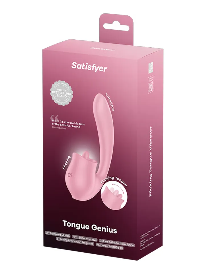 Satisfyer Tongue Genius Clitoral & G-Spot Stimulator - G-Punkt-Vibrator 5 [full]