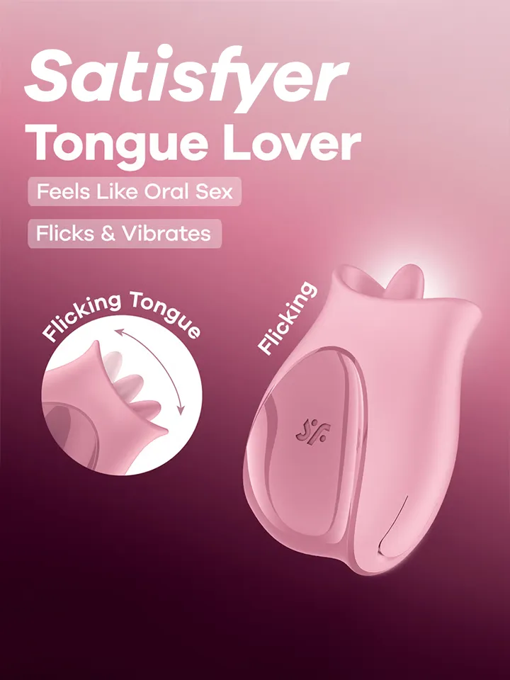 Satisfyer Tongue Lover Flicking Clitoral Stimulator - Klitoris-Vibrator 1 [full]