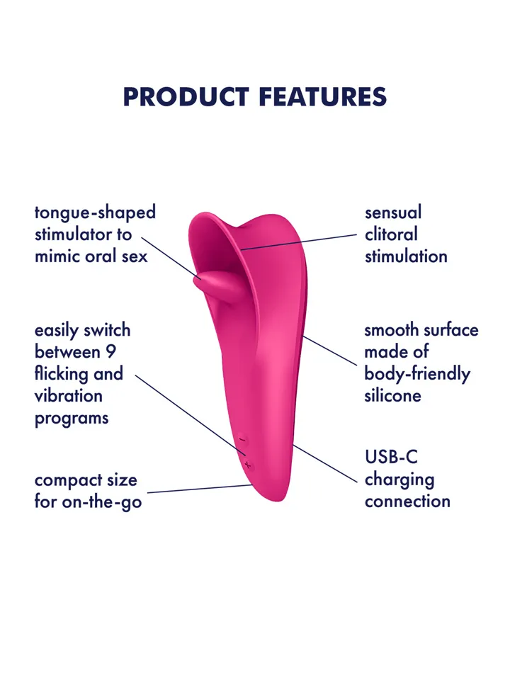 Satisfyer Tongue Master Flicking Clitoral Stimulator - Klitoris-Vibrator 2 [full]