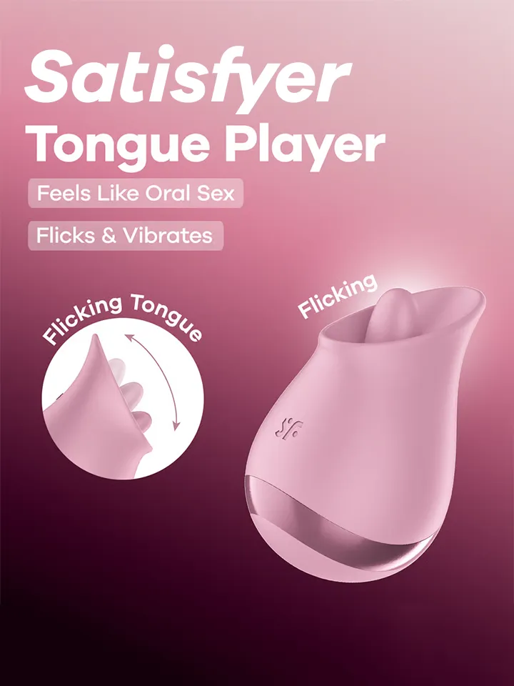 Satisfyer Tongue Player Flicking Clitoral Stimulator - Klitoris-Vibrator 1 [full]