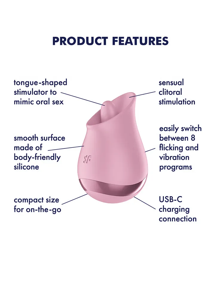 Satisfyer Tongue Player Flicking Clitoral Stimulator - Klitoris-Vibrator 2 [full]