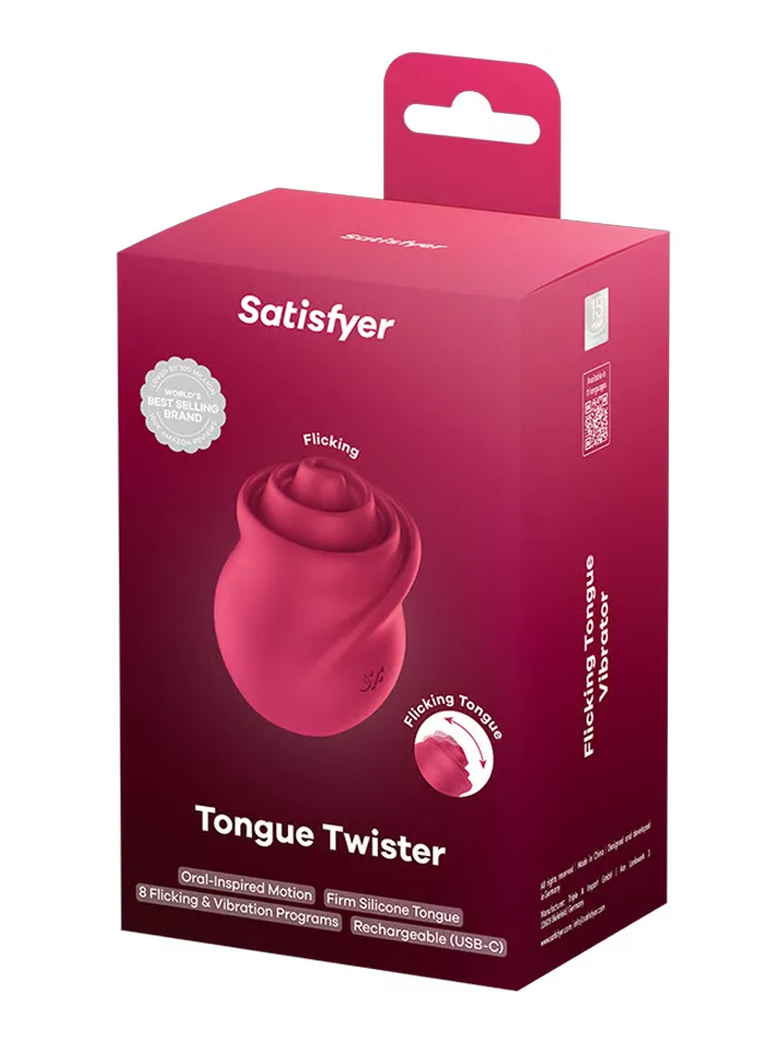 Satisfyer Tongue Twister Flicking Tongue Vibrator - Klitoris-Vibrator 5 [full]