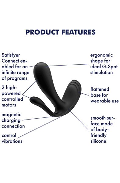 Satisfyer Top Secret+ Black - G-Punkt-Vibrator 2