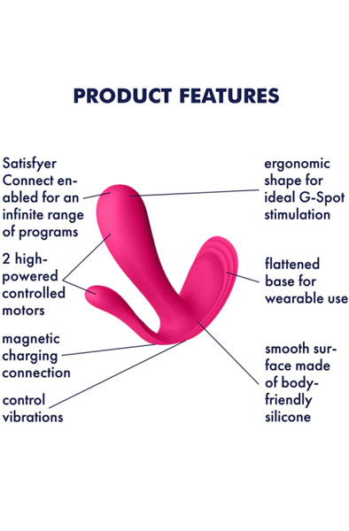 Satisfyer Top Secret+ Connect App Rosa - G-Punkt-Vibrator 2