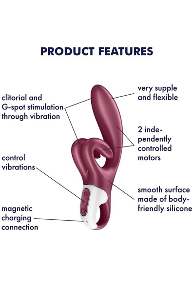 Satisfyer Touch Me Rabbit Vibrator Red - Rabbit-Vibratoren 2
