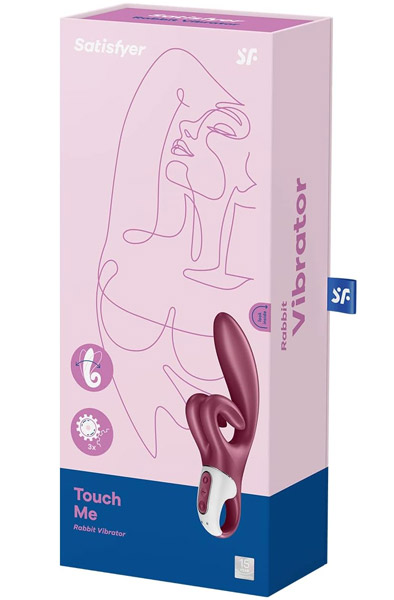 Satisfyer Touch Me Rabbit Vibrator Red - Rabbit-Vibratoren 4