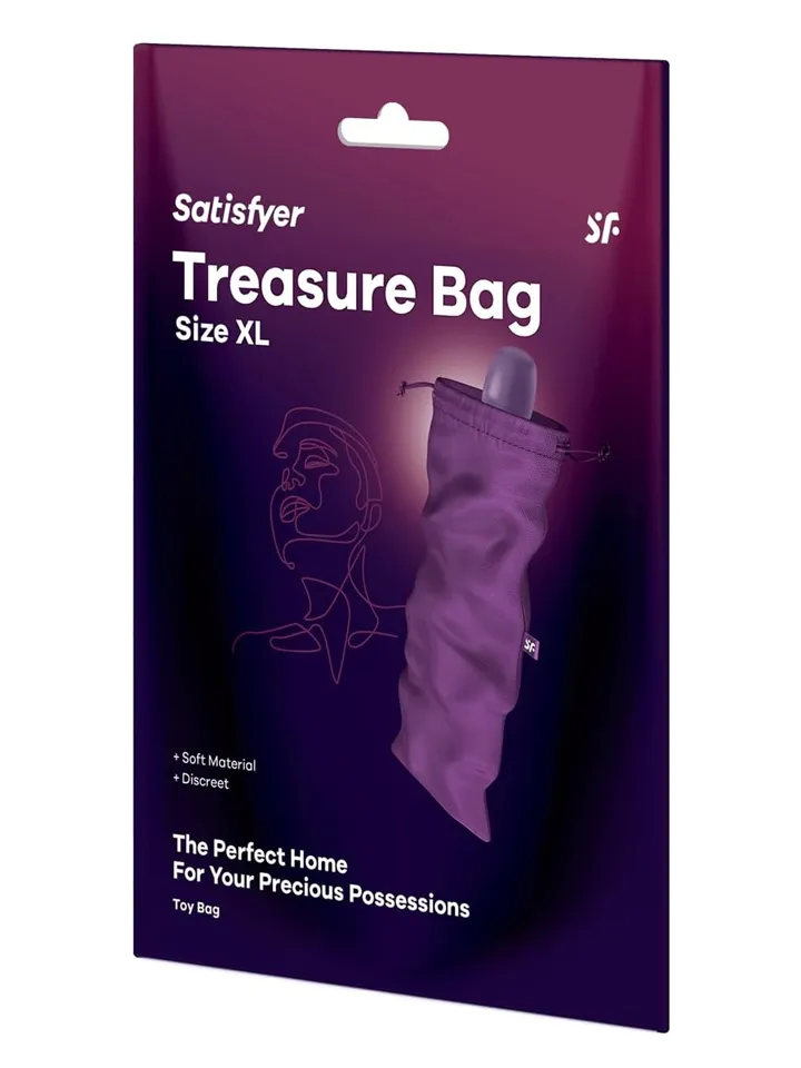 Satisfyer Treasure Toy Bag XL Violett - Aufbewahrungstasche 4 [full]
