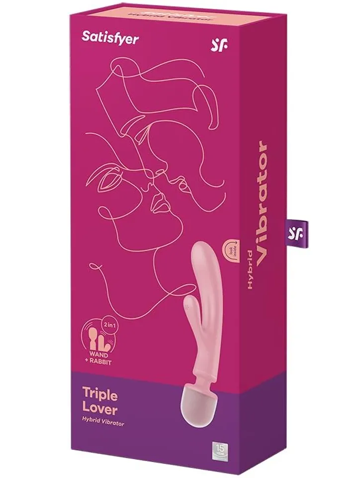 Satisfyer Triple Lover Pink - Zauberstab/Massagestab 5
