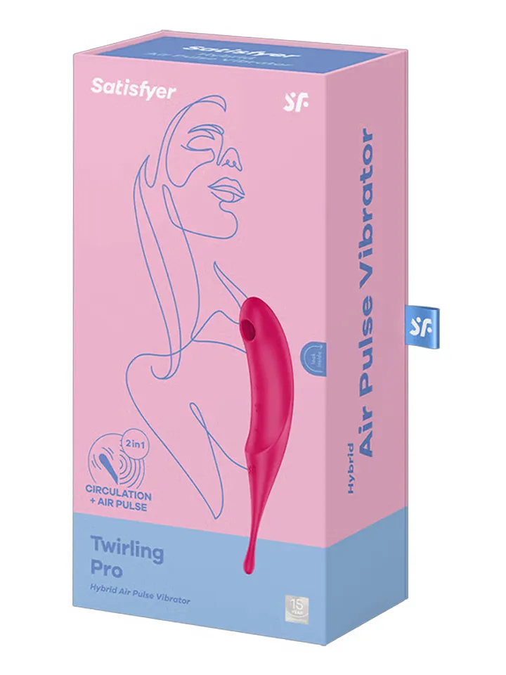 Satisfyer Twirling Pro Red - Luftdruck-Vibrator 3 [full]