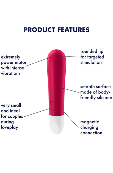 Satisfyer Ultra Power Bullet 1 Red - Kugel-Vibrator 2
