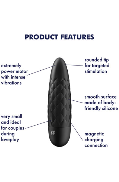 Satisfyer Ultra Power Bullet 5 Black - Kugel-Vibrator 2