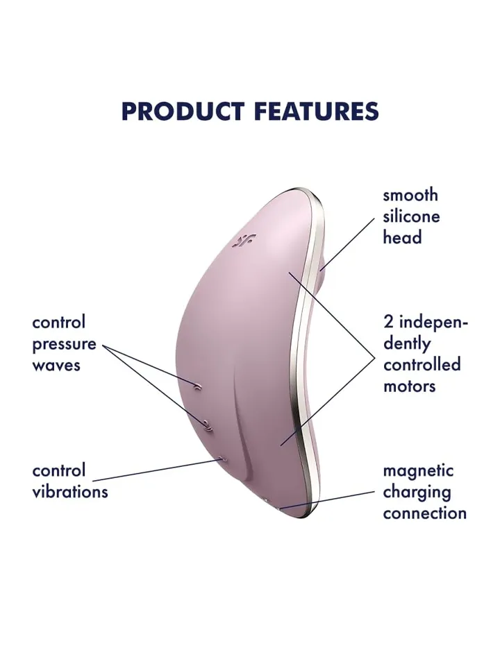 Satisfyer Vulva Lover 1 Violet - Luftdruck-Vibrator 2 [full]