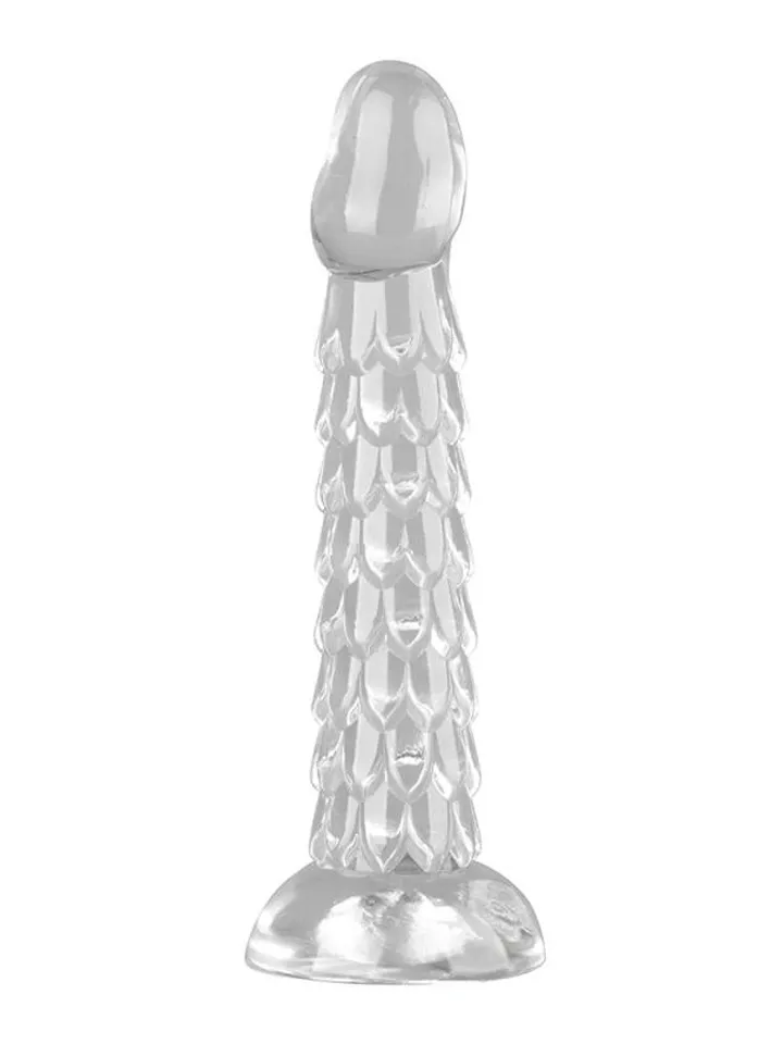 Scales Mush Transparent Dildo 23 cm - Monster-Dildo 1 [full]