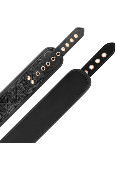 Schwarze Edition Halsband mit Nippelklemmen - Halsbänder mit Brustklammern 2