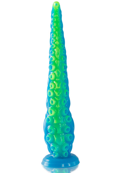 Scylla Fluoreszierendes Tentakel-Dildo 31,5 cm - Drachen-Dildo 1